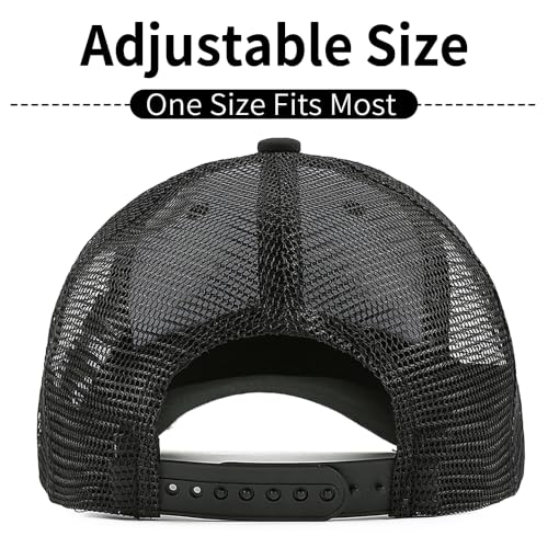Christian Hats for Men Women Religious Gifts - color: Jesus- Black Mesh