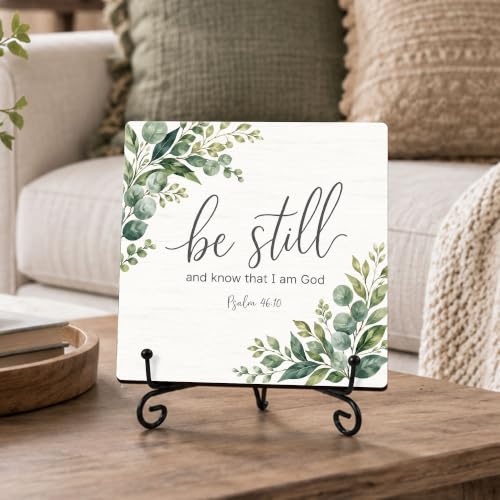 Be Still and Know That I Am God Wood Sign 5.1" Christian Decor(035 - color: Be still6