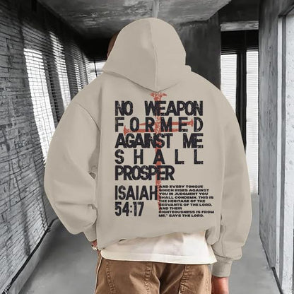 Christian Hoodies for Men Jesus Religious Faith Tops - color: Apricot, size: X-Large