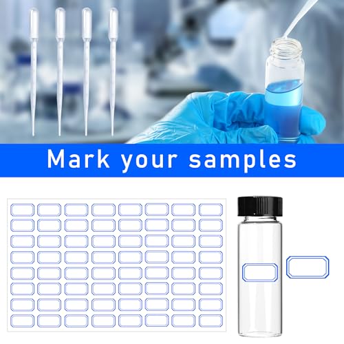 30ml Clear Glass Vials with Screw Caps 10PCS - style: 30ml-10pcs
