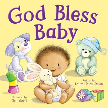 God Bless Baby: Heartwarming Padded Board Book with Rhyming Story for Babies & Toddlers | Sweet Christian Baby Book About Love, Kindness & Blessings | Baby Shower Gift
