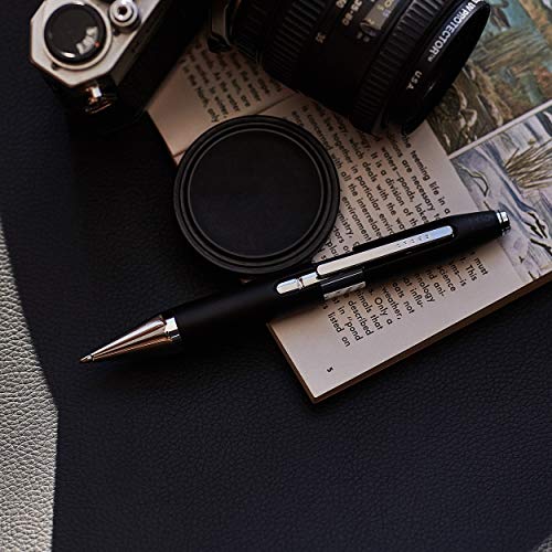 Cross X Refillable Gel Ink Rollerball Pen, Chrome Appointments, Includes Branded Retail Packaging - Graphite Grey - color: Graphite Gray