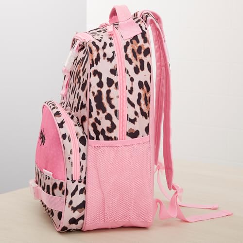 Personalization Universe and Stephen Joseph Personalized Leopard Backpack for Girls - Custom Kids Backpack with Name - Preschool & Toddler Size, 12" x 16 - style: Leopard Print
