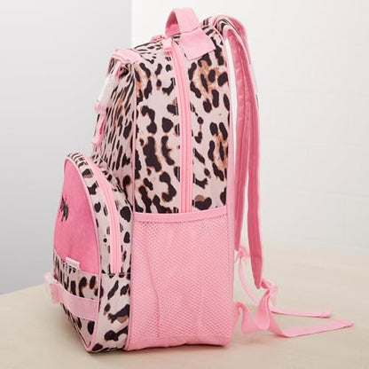 Personalization Universe and Stephen Joseph Personalized Leopard Backpack for Girls - Custom Kids Backpack with Name - Preschool & Toddler Size, 12" x 16 - style: Leopard Print