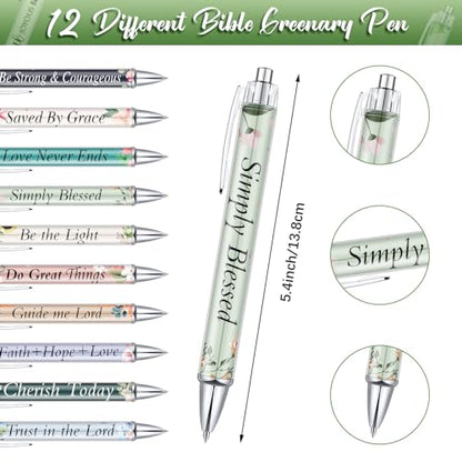 Jetec 150 Bible Verses Gift Set for 30 Christian Bookmarks 30 Scripture Ballpoint Pens 30 Christian Notebooks 30 Bible Verse Keychain 30 White Organza Bags for Women Men Office Church(Flower) - style: Flower
