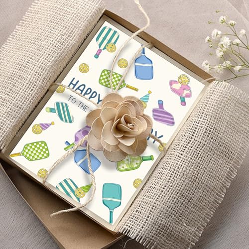 Pickleball Birthday Card for Woman, Birthday gift for Pickleball Lovers, Happy Birthday Queen of the Court - color: Pickleball