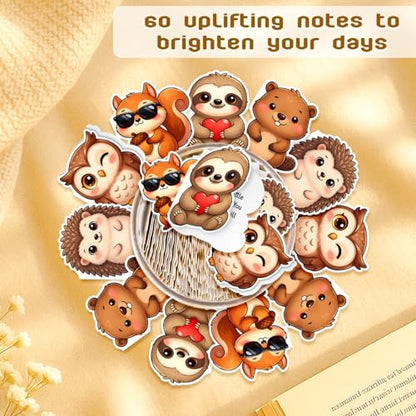 Positive Animals Jar, 60 Pcs Animal Affirmation Cards - color: Animals