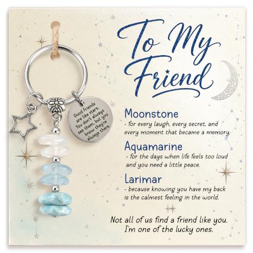 Crystal Keychain Gifts For Women, Friend, Coworker, Daughter, Mom, Faith - color: To My Friend
