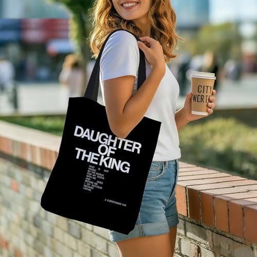 Bible Tote Bags Cute Christian Preppy Canvas Tote Bag Christian Gifts for Women Reusable Shopping Bags(Parent) - color: Bible-15