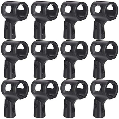 Professional Wireless Microphone Holders Indestructable Rubberized Plastic Large Barrel MH4W-12 Pack of 12 - size: 12 Pack