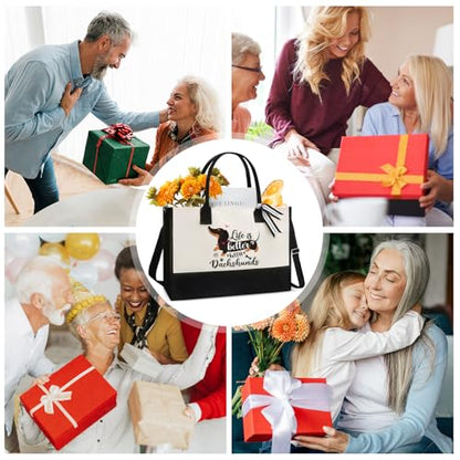 Dachshund Gifts for Women - Reusable Tote Bag Cute Grocery Handbag - style: Dachshund