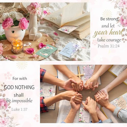 60 Pcs Christian Prayer Cards Bulk for Women Scripture Cards with Bible Verses Faith Religious Gifts Mini Scripture Wallet Card for Church Women Gift Party Favor Supplies - color: Women Prayer