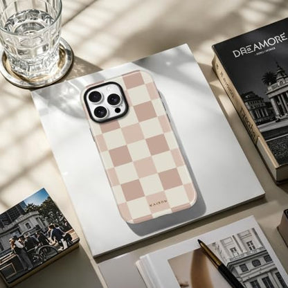 Kairos for iPhone 17 Pro/iPhone 18 Pro Case-Military Protection Beige - color: beigeboard, size: iPhone 17 Pro / iPhone 18 Pro