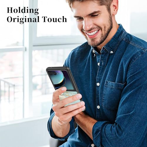for Samsung Galaxy z flip 7 Case Beach and Seashells Design,Slim Fit Lightweight Hybrid Hard PC PU Leather Folding Phone Cover for Z Flip 7 6.9" - color: Beach and Seashells