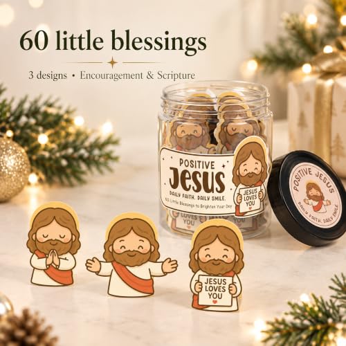 Emotional Support Jesus Jar,Christian Gifts For Women, Christian Birthday Gifts, Jesus Gift For Women - style: Positive Jesus