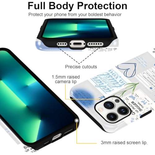 Cute Blue Jesus Christian Phone Case for iPhone 13 Pro 6.1'' - color: Blue, size: iPhone 13 Pro