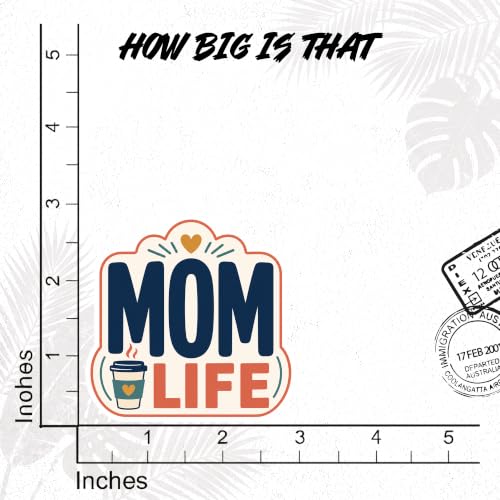 [3PCS] Mom Sticker Mom Life Vinyl Decal for Laptop Bottle Tumbler Gift - color: Mom Sticker