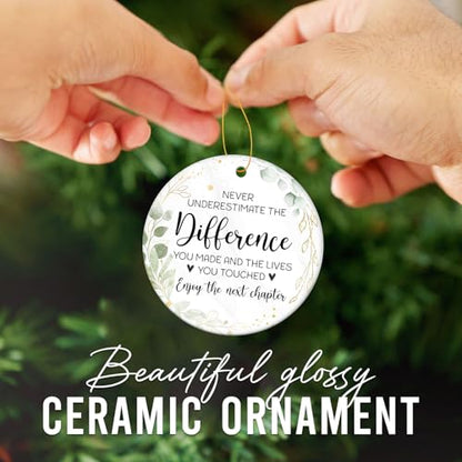 HEXMOZ Retirement Ornament 2026 - Retirement Gifts for Women, Men 2026 - color: Retired 8