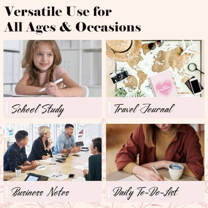 Cute Journals for Women, Light Pink Trust the Process Notebook for Preppy Stuff, Aesthetic Hardcover Spiral Notebook for School Office Supplies - A18 - style: Christian 18