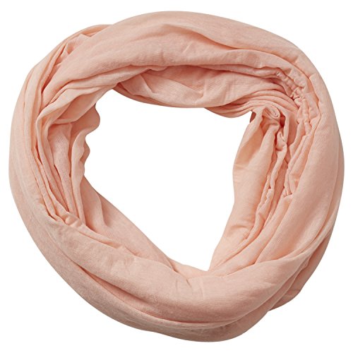 Hadley Wren Women's Classic Solid Soft Lightweight Everyday Infinity Scarf - color: Orange