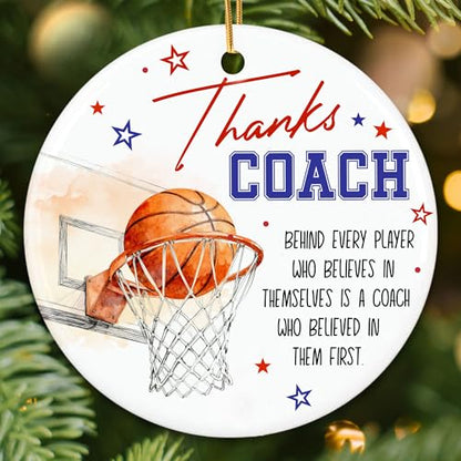 Basketball Coach Ornament 2026, Coaches Christmas Ornament for Men,Women - color: Basketball Coach