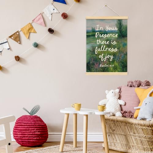 YZSLA Christian Home Decor,In Your Presence There Is Fullness of Joy - color: Bible-green