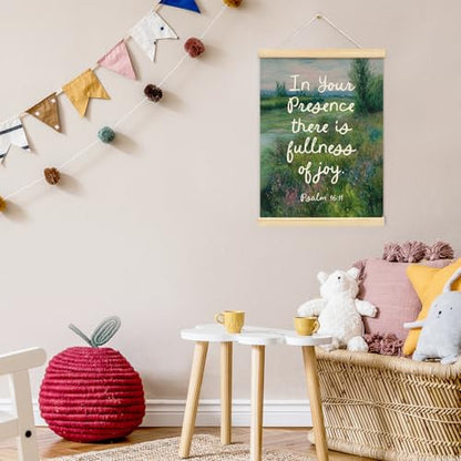 YZSLA Christian Home Decor,In Your Presence There Is Fullness of Joy - color: Bible-green