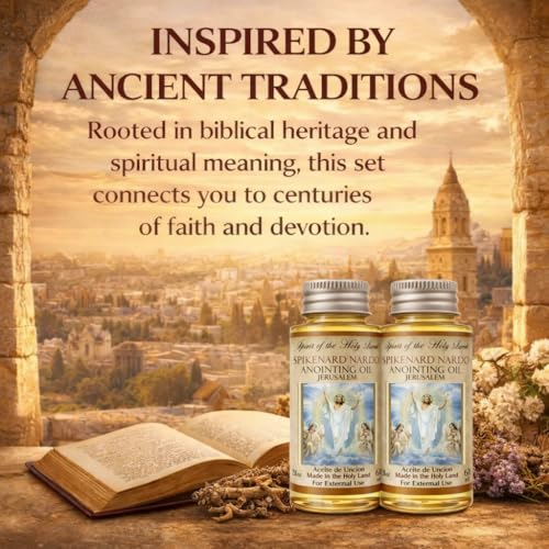 TALISMAN4U Spikenard Anointing Oil from Jerusalem, 2 x 60 ml