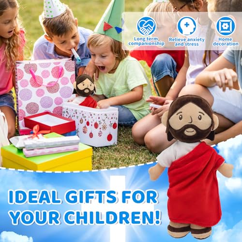 Yelakey Jesus Plush Doll, 11.8" Stuffed Plushie Religious Toy for Kids - color: 7inch/Red
