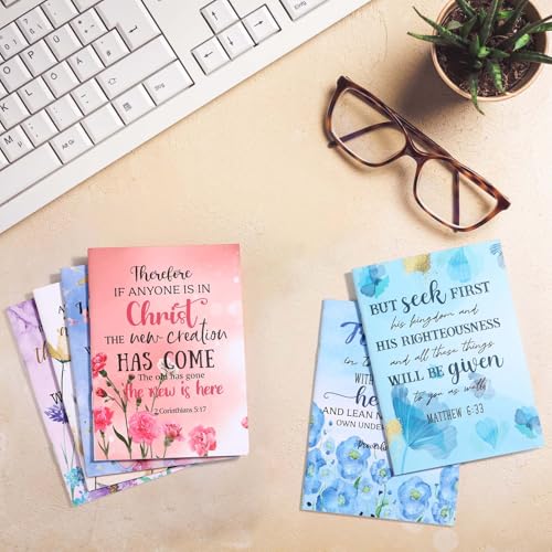 Kinlop 30 Pcs Christian Gifts for Women Small Prayer Journals, Floral - style: Floral