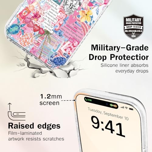 for iPhone 17 Case Pink Faith Christian Bible Verse Cross - color: PinkLetter, size: iPhone 17