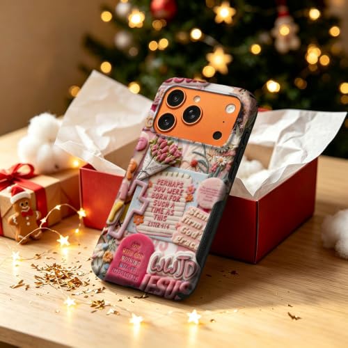 Compatible with iPhone 18 Pro/iPhone 17 Pro Case,Wireless Charging Compatible,Patented 2‑in‑1 Dual‑Layer Protection,Hot Transfer Print Hard Shell Cover - Bible Verse Aesthetics - color: Bible verse aesthetics, size: iPhone 18 Pro/iPhone 17 Pro