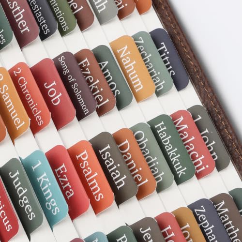 Mr. Pen- Bible Tabs, 90 pcs, Large Print Laminated Index Tabs for Women - color: New Boho