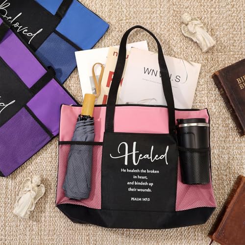 Talltalk 20 Pcs Christian Gift Tote Bags for Women, - color: Colorful, size: Bible Word