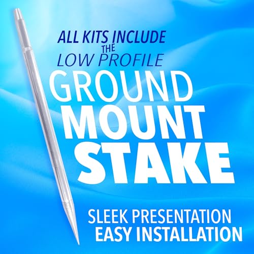 Welcome - Church Cross Premium Windless Feather Banner Flag Kit (Flag, Pole, & Ground Mt) - size: Kit