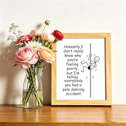 Funny Get Well Soon Card for Women Men, Get Better Soon Card, Humor Speedy Surgery Recovery Card for Him Her Friends Family - color: WZ-03