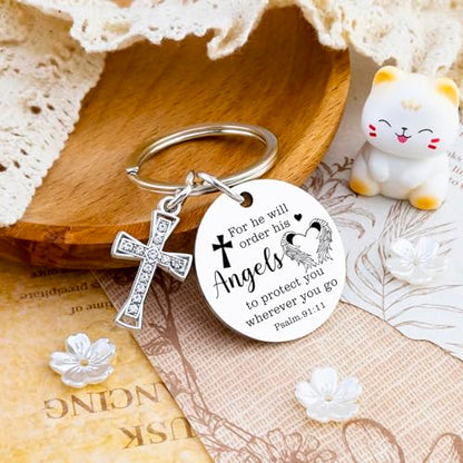 Angel Keychain Christian Keychain Grief Gifts for Grieving Friend