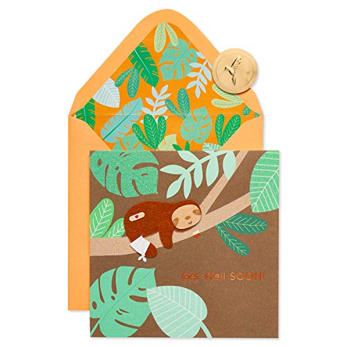 Papyrus Get Well Soon Card (Slowly) - color: Sloth