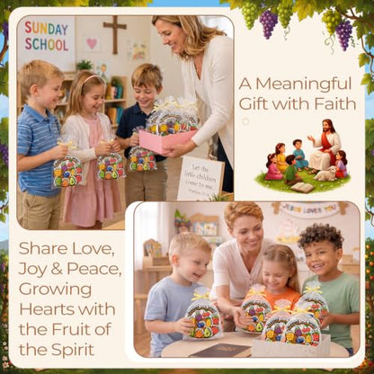 Motipuns 24 Sets Religious Sunday School Crafts,Fruit of the Spirit - style: Fruit of the Spirit