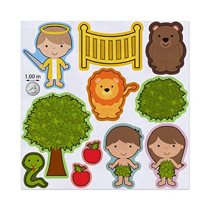 Adam and Eve Bible Story Felt Play Art Set Flannel Board Story Storyboard Pieces