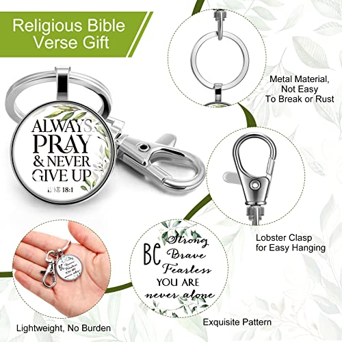 Fumete Christian Keychain Bulk for Wowen Men - style: Leaf Style