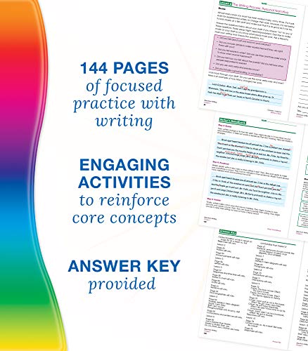 Spectrum Grade 4 Writing Workbooks, Ages 9 to 10, Creative Writing, Story Writing, Opinion, and Informative Writing Practice, 4th Grade Writing Book for Kids