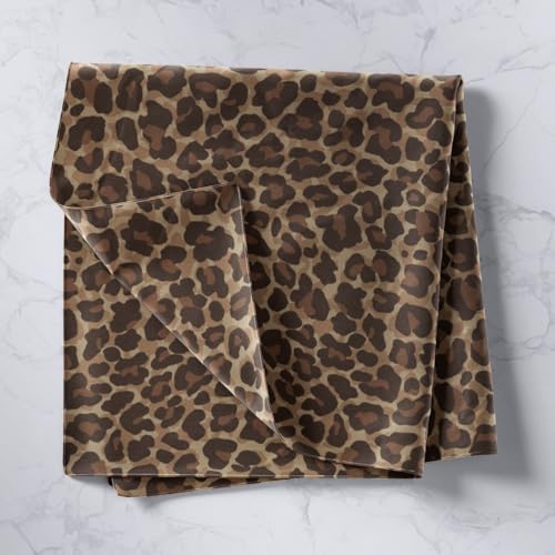 Erosebridal Cheetah Print Tapestry 71x92,Brown Leopard Tapestry For Bedroom Aesthetic,Animal Skin Texture Wall Hanging,Rustic Wall Tapestries - color: Brown, size: 92.5"L x 70.9"W