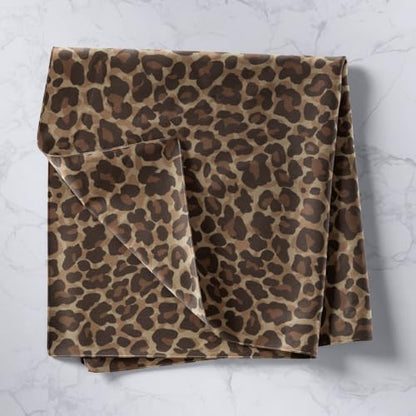 Erosebridal Cheetah Print Tapestry 71x92,Brown Leopard Tapestry For Bedroom Aesthetic,Animal Skin Texture Wall Hanging,Rustic Wall Tapestries - color: Brown, size: 92.5"L x 70.9"W