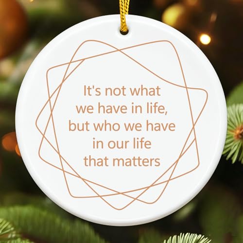 FaCraft Ceramic Friendship Ornament - Friendship Gifts for Women, True Friend, Bestie, BFF Coworker Keepsake Meaningful Gift for Family Best Friends Loved Ones for Christmas Birthday Housewarming - color: 1-4 Frined