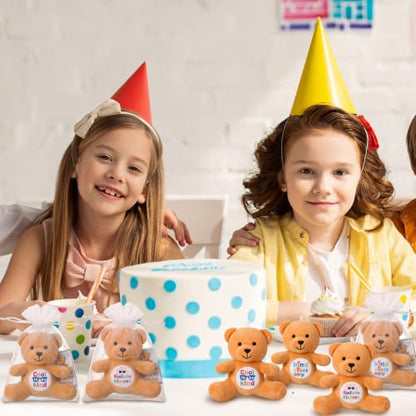 Silipull 12 Pcs Be Kind Stuffed Bears for Students 4" Kindness Plushies - style: Be Kind