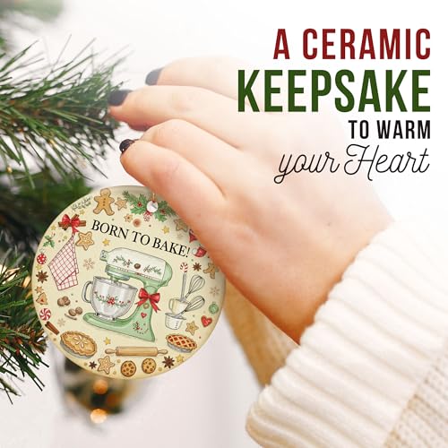 ZAGKOO Baking Ornaments for Christmas Tree - Baking Gifts for Women - color: Baking