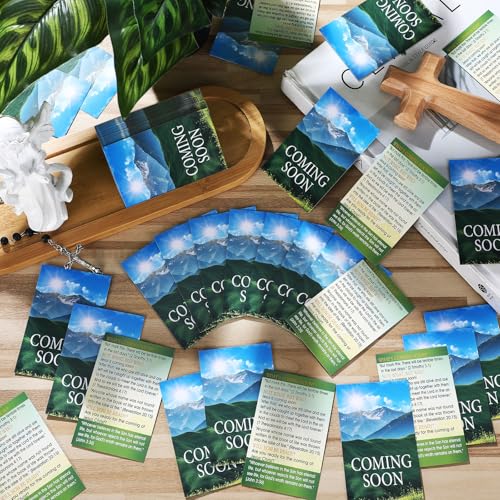 200 Pcs Gospel Tracts Salvation Cards,Coming Soon - style: Coming Soon