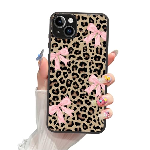 Magnetic Phone Case for iPhone 7/8/SE 2020/2022 4.7",Compatible with MagSafe, Leopard Cute Bow Pattern Aesthetic Design Cases TPU Shockproof Protective Phone Cover for Girls Women - color: Leopard bow, size: for iPhone 7/8/SE 2020/2022