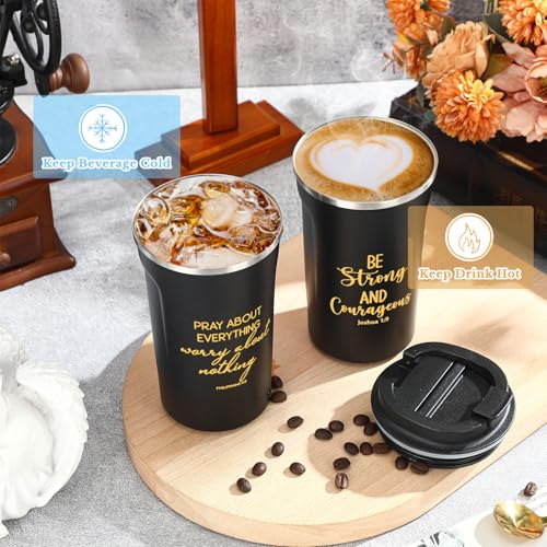 Meanplan 10 10 Set Christian Bible Verse Cup, Bible Theme, Black - color: Black, size: Bible Theme